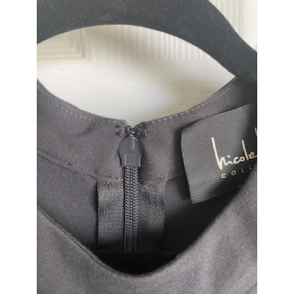 NICOLE MILLER BLACK DRESS, SZ L - Picture 8 of 9